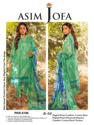 ASIM JOFA DIAMOND DUPATA DIGITAL by ZIA COLLECTION