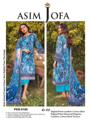 ASIM JOFA DIAMOND DUPATA DIGITAL by ZIA COLLECTION