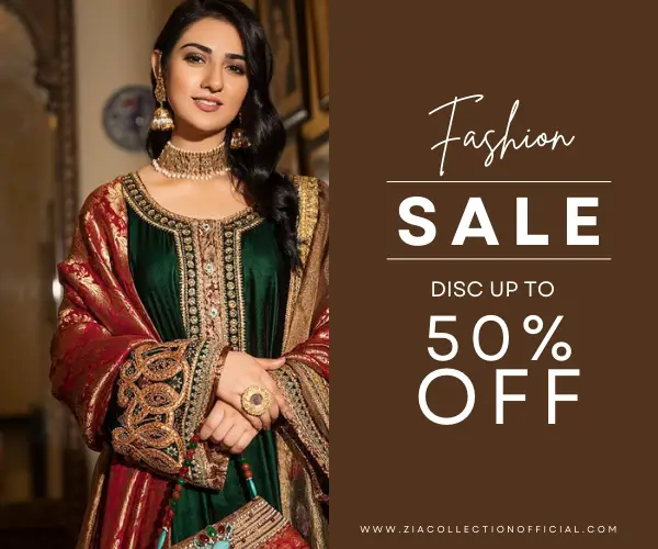 Sale upto 50% off zia collection