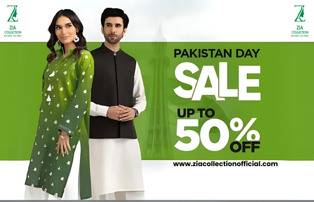 Pakistan Day Sale Upto 50% Off on Zia Collection