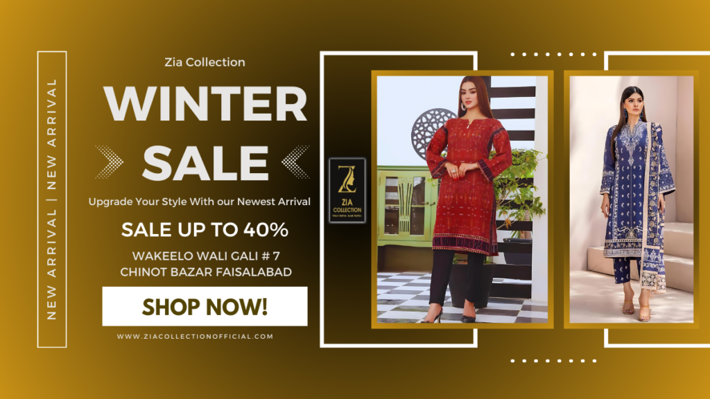 WINTER SALE START ON ZIA COLLECTION